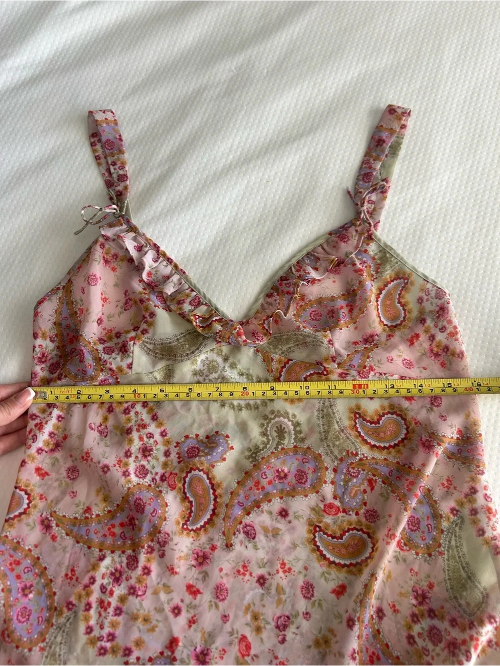 Vintage Floral Paisley Print Slip - Ivy & Annabelle Intimates - Picture 8 of 10